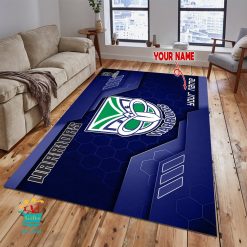 New Zealand Warriors Custom Name New Edition Floor Rug