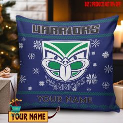 New Zealand Warriors Custom Name Special Edition Square Pillow Case