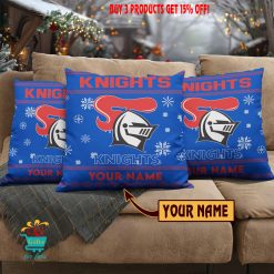 Newcastle Knights Custom Name Special Edition Square Pillow Case