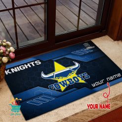 North Queensland Cowboys Custom Name New Edition Rubber Doormat