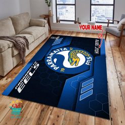 Parramatta Eels Custom Name New Edition Floor Rug