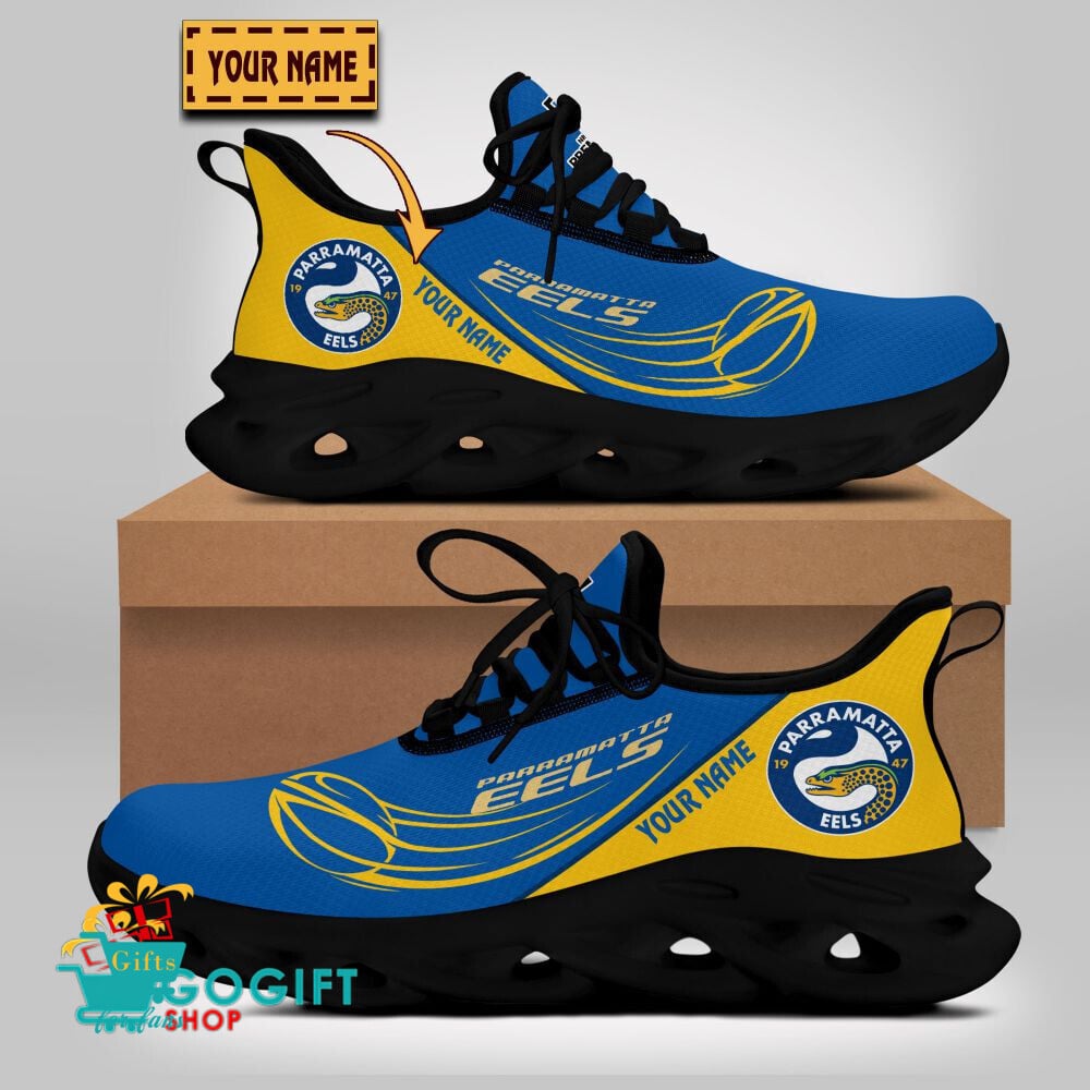 Parramatta Eels Custom Name New Edition Max Soul Shoes Parramatta Eels Custom Name New Edition Max Soul Shoes