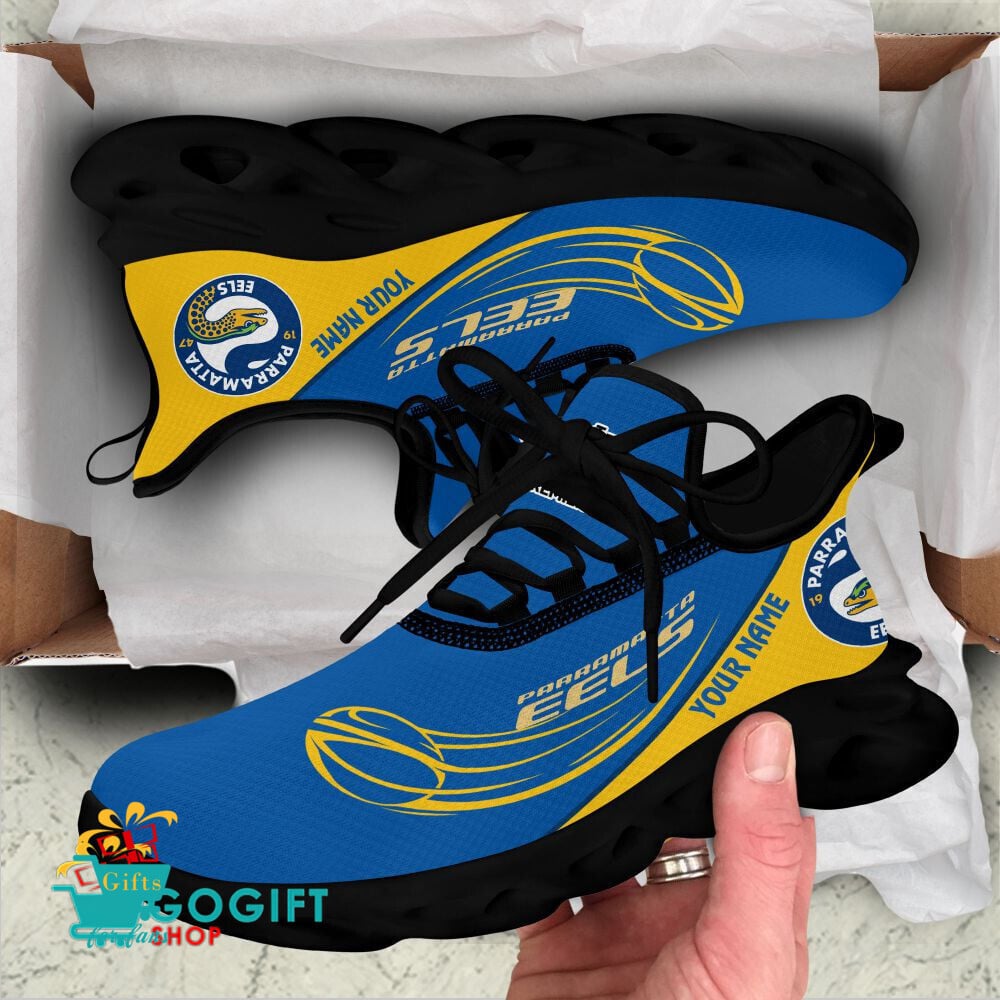 Parramatta Eels Custom Name New Edition Max Soul Shoes Parramatta Eels Custom Name New Edition Max Soul Shoes