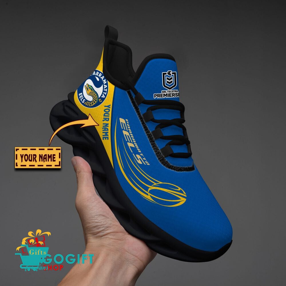 Parramatta Eels Custom Name New Edition Max Soul Shoes Parramatta Eels Custom Name New Edition Max Soul Shoes