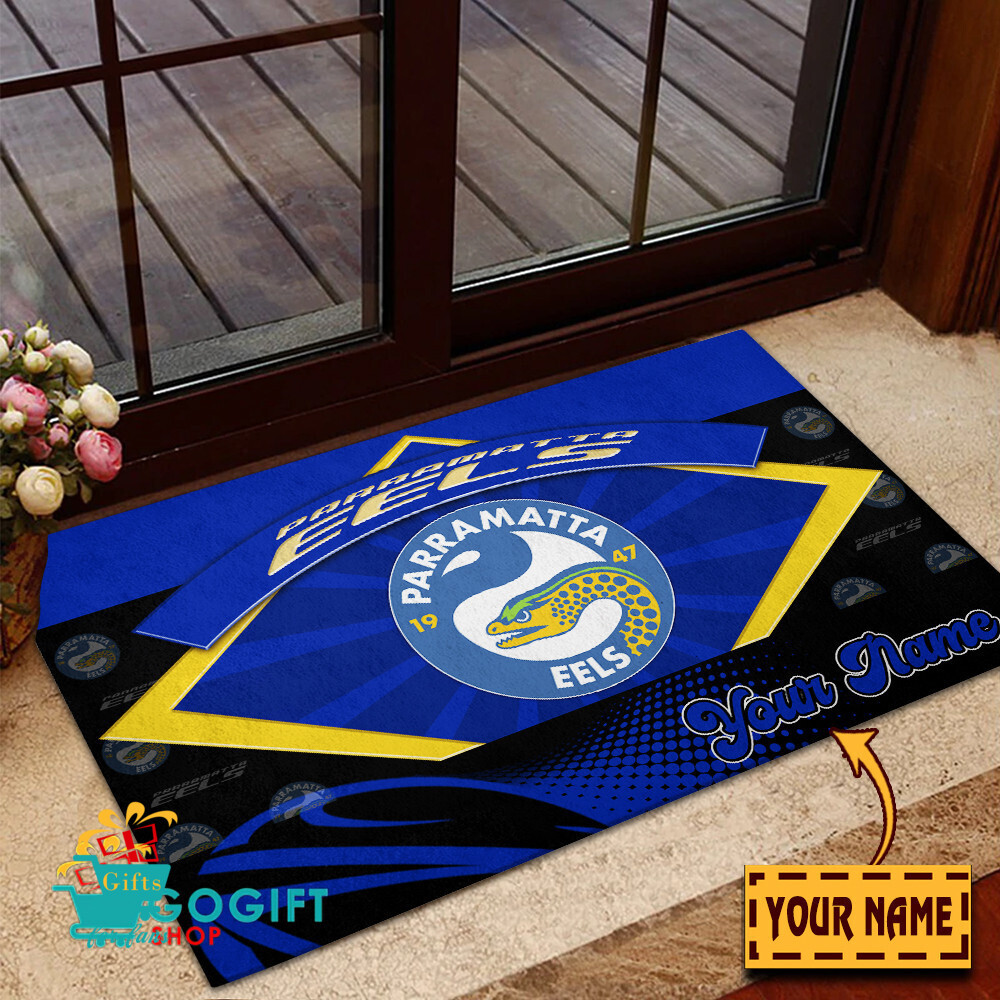 Parramatta Eels Custom Name Special Edition Rubber Doormat Parramatta Eels Custom Name Special Edition Rubber Doormat