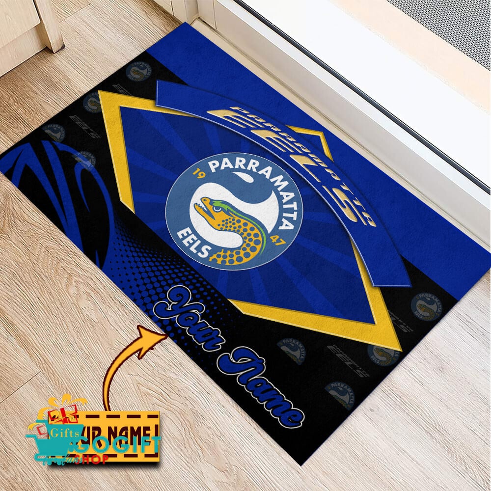 Parramatta Eels Custom Name Special Edition Rubber Doormat Parramatta Eels Custom Name Special Edition Rubber Doormat