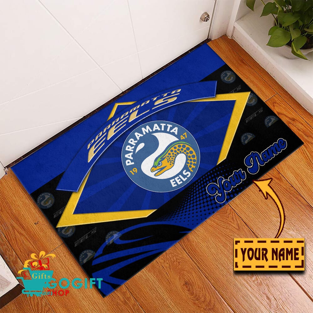 Parramatta Eels Custom Name Special Edition Rubber Doormat Parramatta Eels Custom Name Special Edition Rubber Doormat