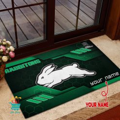 South Sydney Rabbitohs Custom Name New Edition Rubber Doormat