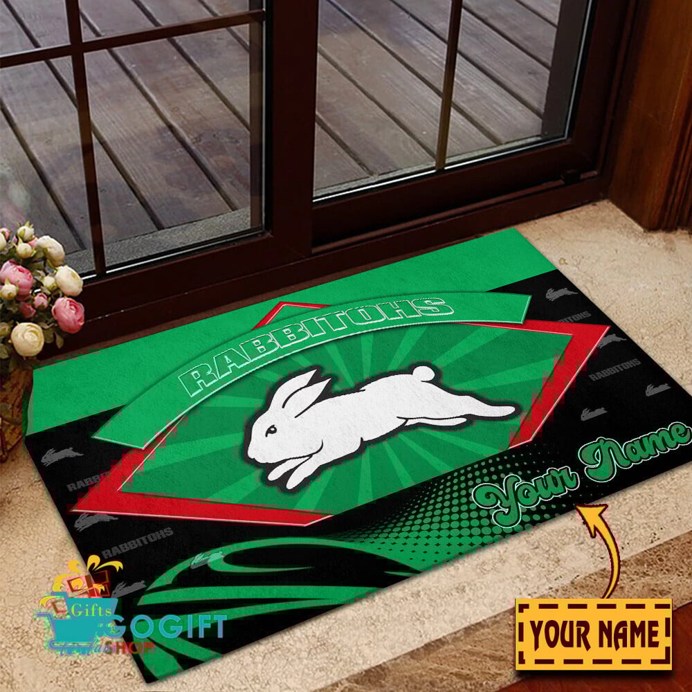 South Sydney Rabbitohs Custom Name Special Edition Rubber Doormat South Sydney Rabbitohs Custom Name Special Edition Rubber Doormat
