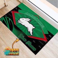 South Sydney Rabbitohs Custom Name Special Edition Rubber Doormat