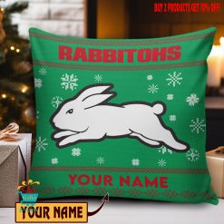 South Sydney Rabbitohs Custom Name Special Edition Square Pillow Case