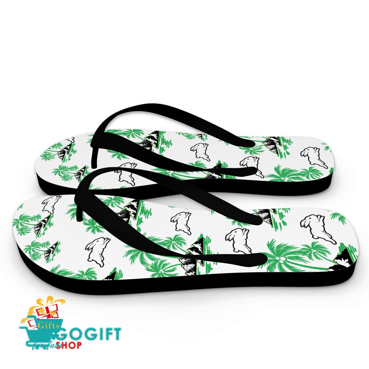 South Sydney Rabbitohs Gift For Fans Flip Flops South Sydney Rabbitohs Gift For Fans Flip Flops