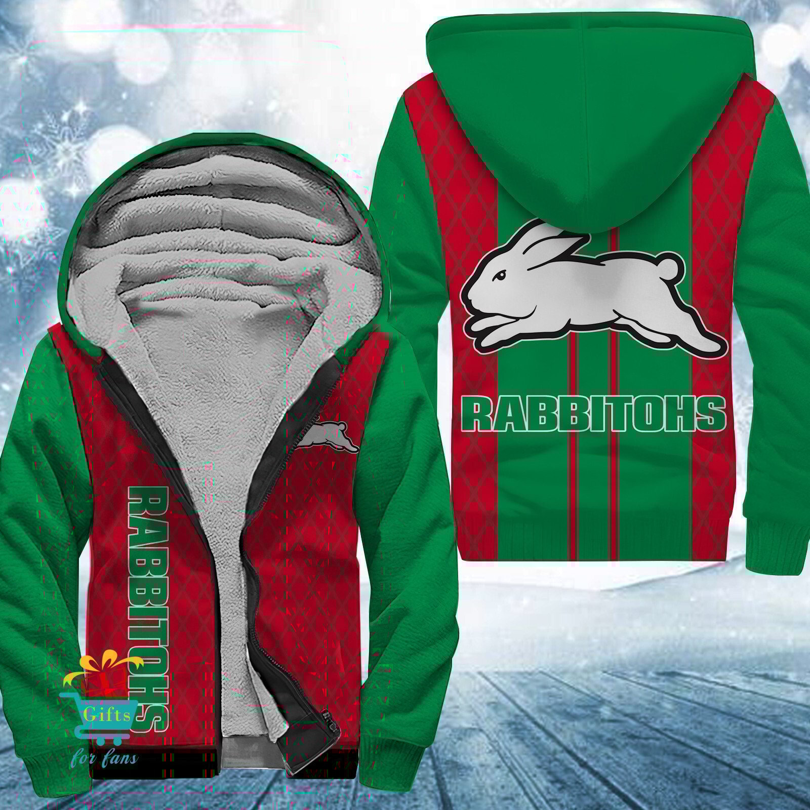South Sydney Rabbitohs New Style Fleece Hoodie South Sydney Rabbitohs New Style Fleece Hoodie