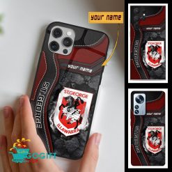 St. George Illawarra Dragons Custom Name Fan Edition Phone Case