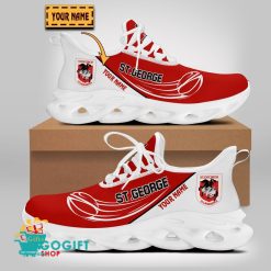 St. George Illawarra Dragons Custom Name New Edition Max Soul Shoes