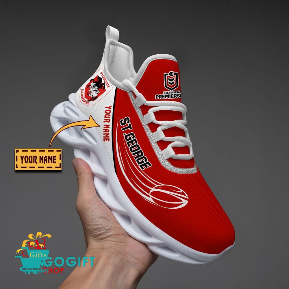 St. George Illawarra Dragons Custom Name New Edition Max Soul Shoes St. George Illawarra Dragons Custom Name New Edition Max Soul Shoes