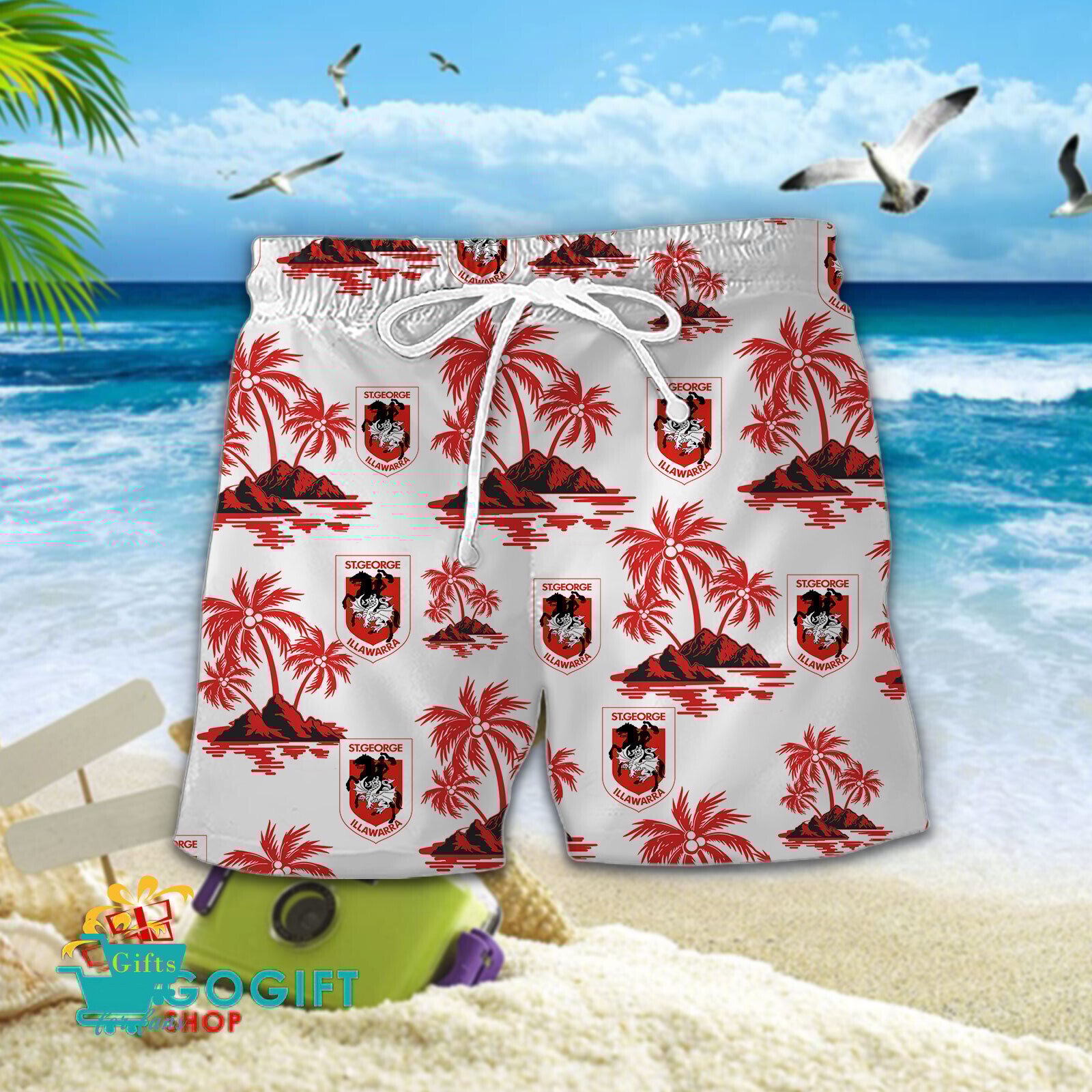 St. George Illawarra Dragons Gift For Fans Aloha Outfit St. George Illawarra Dragons Gift For Fans Aloha Outfit