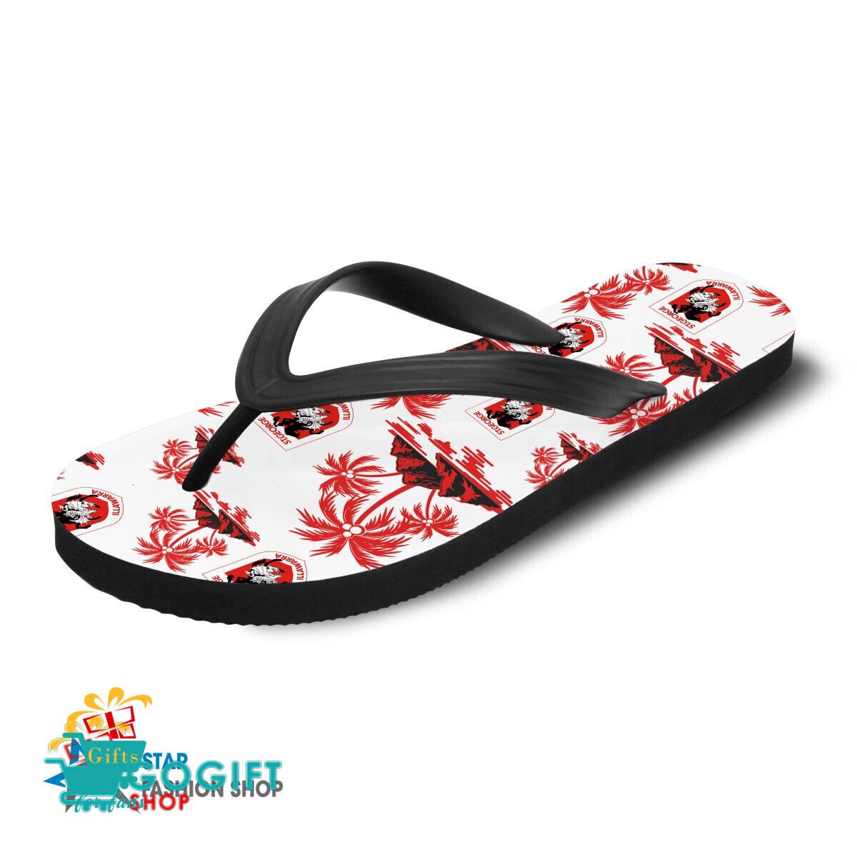 St. George Illawarra Dragons Gift For Fans Flip Flops St. George Illawarra Dragons Gift For Fans Flip Flops