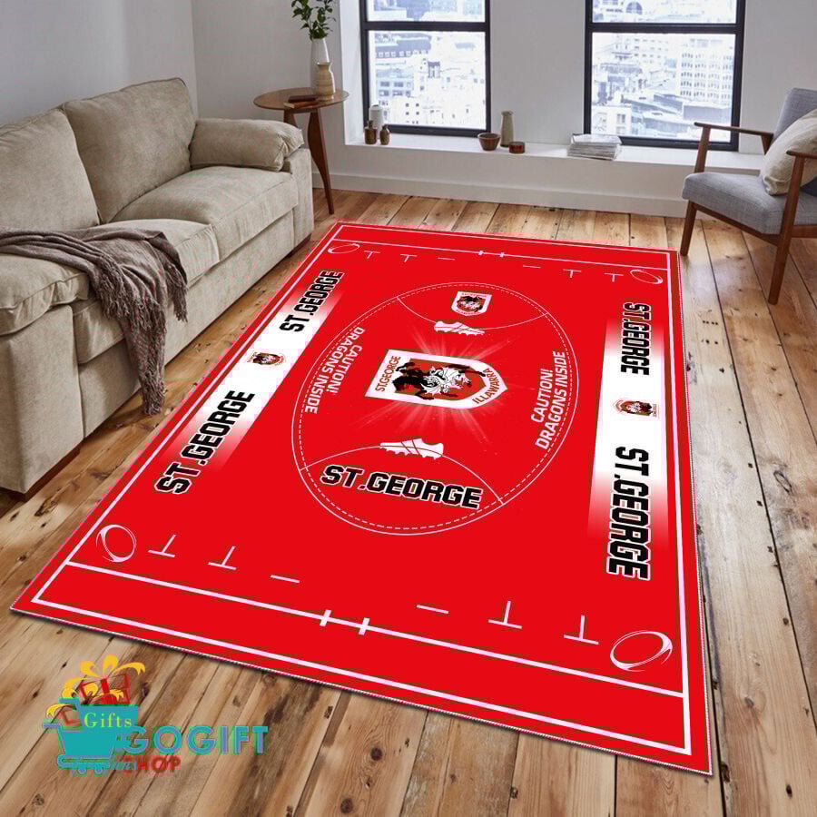 St. George Illawarra Dragons Limited Editon Floor Rug St. George Illawarra Dragons Limited Editon Floor Rug