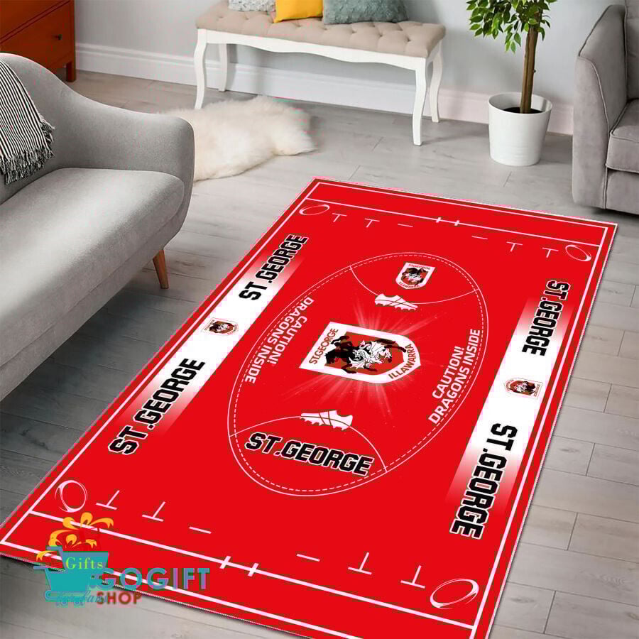 St. George Illawarra Dragons Limited Editon Floor Rug St. George Illawarra Dragons Limited Editon Floor Rug
