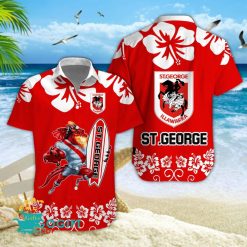 St. George Illawarra Dragons Mascot Aloha Outfit