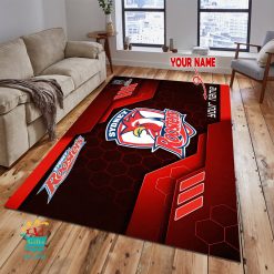Sydney Roosters Custom Name New Edition Floor Rug