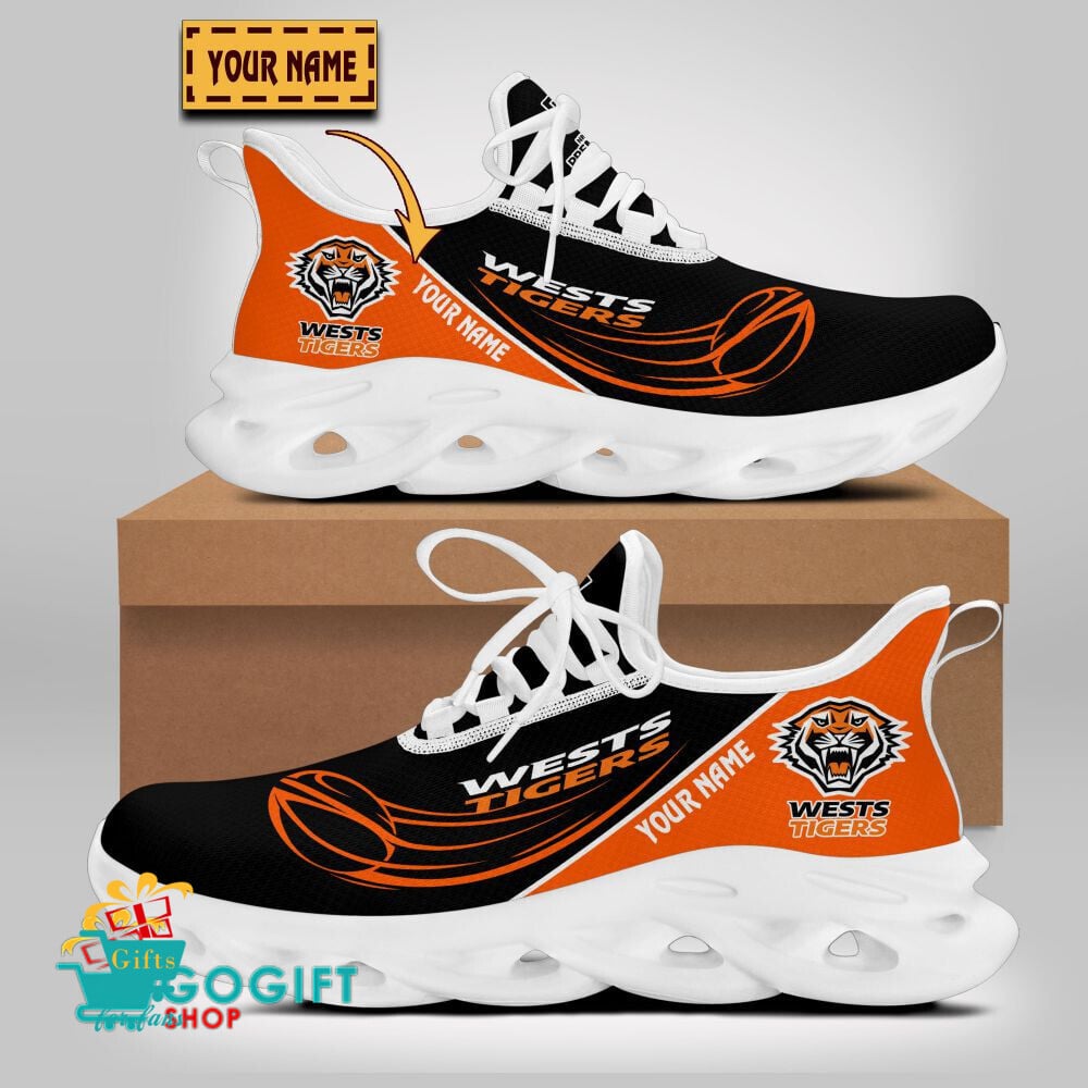 Wests Tigers Custom Name New Edition Max Soul Shoes Wests Tigers Custom Name New Edition Max Soul Shoes