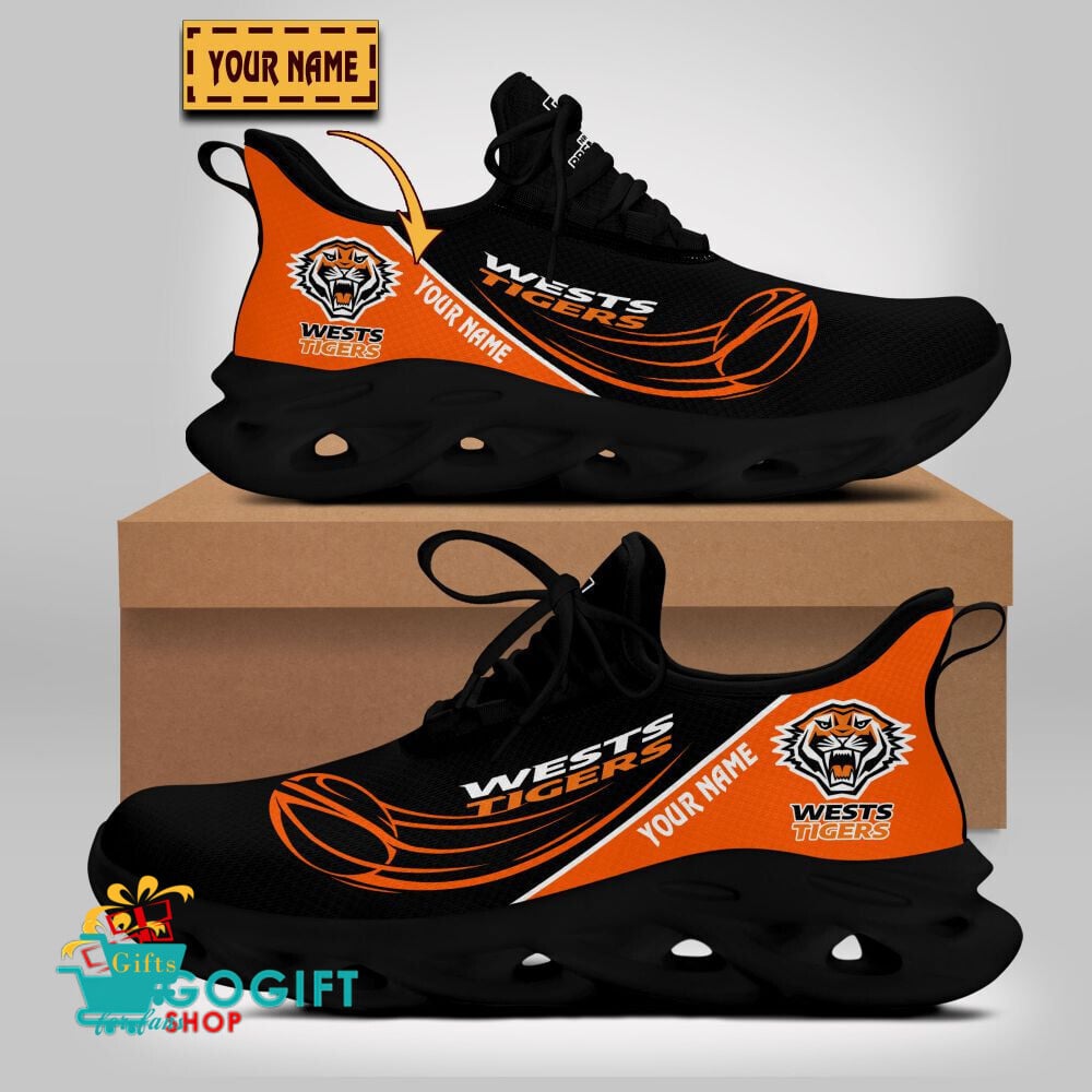 Wests Tigers Custom Name New Edition Max Soul Shoes Wests Tigers Custom Name New Edition Max Soul Shoes