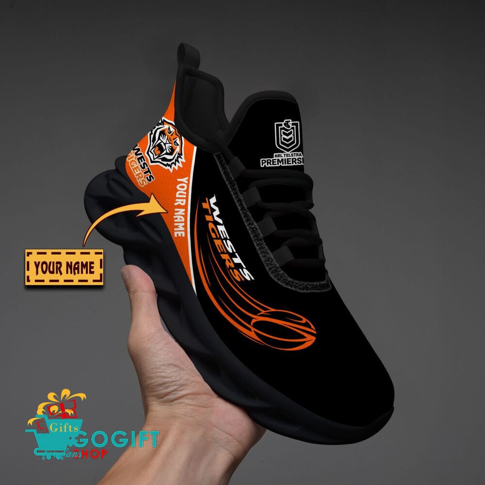 Wests Tigers Custom Name New Edition Max Soul Shoes Wests Tigers Custom Name New Edition Max Soul Shoes