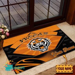 Wests Tigers Custom Name Special Edition Rubber Doormat