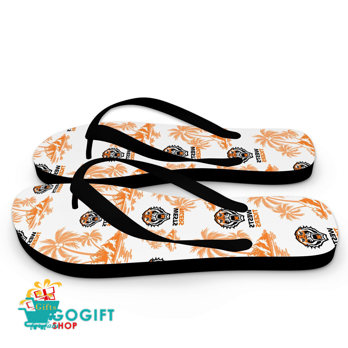 Wests Tigers Gift For Fans Flip Flops Wests Tigers Gift For Fans Flip Flops