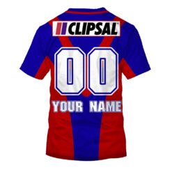 Adelaide Rams Custom Name Number 1998 Vintage Jersey T-Shirt