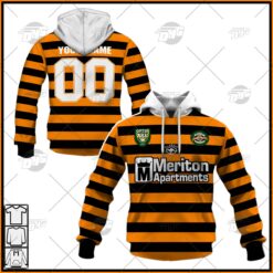 Balmain Tigers Custom Name Number 1997 Heritage Vintage Retro Jersey Pullover Hoodie