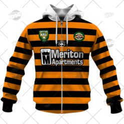 Balmain Tigers Custom Name Number 1997 Heritage Vintage Retro Jersey Zip Up Hoodie