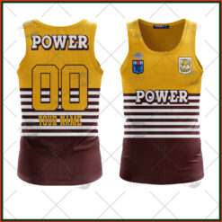 Brisbane Broncos Custom Name Number 1988 Vintage Retro Heritage Tank Top