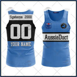 Cronulla-Sutherland Sharks Custom Name Number 1988 Retro Heritage Vintage Jersey Tank Top