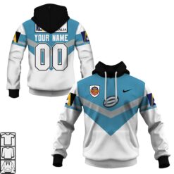 Cronulla-Sutherland Sharks Custom Name Number 1997 Vintage Retro Jersey Pullover Hoodie