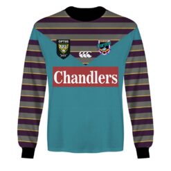 Gold Coast Chargers Custom Name Number 1997 Home Jersey Sweatshirt