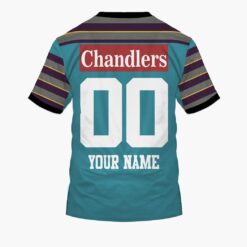 Gold Coast Chargers Custom Name Number 1997 Home Jersey T-Shirt