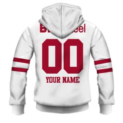 Illawarra Steelers Custom Name Number 1987 Vintage Retro Away Jersey Pullover Hoodie