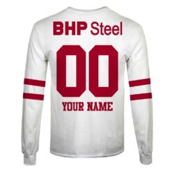 Illawarra Steelers Custom Name Number 1987 Vintage Retro Away Jersey Sweatshirt