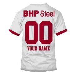 Illawarra Steelers Custom Name Number 1987 Vintage Retro Away Jersey T-Shirt