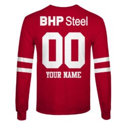 Illawarra Steelers Custom Name Number 1987 Vintage Retro Jersey Sweatshirt