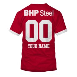 Illawarra Steelers Custom Name Number 1987 Vintage Retro Jersey T-Shirt