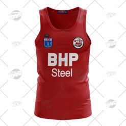 Illawarra Steelers Custom Name Number 1987 Vintage Retro Jersey Tank Top