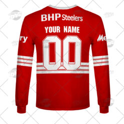 Illawarra Steelers Custom Name Number 1997 Vintage Retro Jersey Sweatshirt