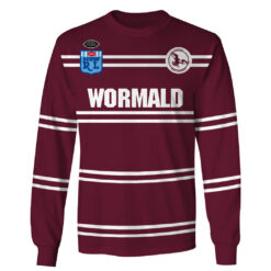 Manly Sea Eagles Custom Name Number 1987 Vintage Retro Jersey Sweatshirt