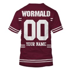 Manly Sea Eagles Custom Name Number 1987 Vintage Retro Jersey T-Shirt