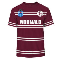Manly Sea Eagles Custom Name Number 1987 Vintage Retro Jersey T-Shirt