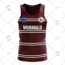Manly Sea Eagles Custom Name Number 1987 Vintage Retro Jersey Tank Top